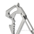 Titanium Carabiner Keychain Multi Function EDC Pocket Tool